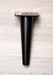 Hipster Metal Furniture Leg 18cm Tall - Matte Black Metal