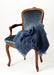 Mohair Chair Throw Australia Windermere Indigo Blue 