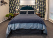 Mohair Throw Blanket NZ Indigo Blue 