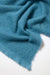 Lake Blue Mohair Throw Blanket