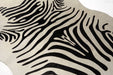 Mini zebra cowhide rug 004