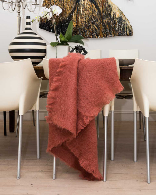 Mohair Chair Throw Australia Tea Rose Pink 