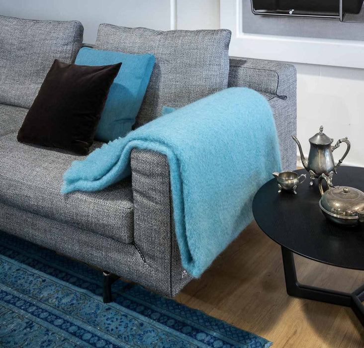 Mohair Throw Blanket Australia - Sea Spray 