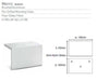 Morro metal furniture feet diagram