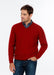 Men's possum merino wool knit sweater red by Native World