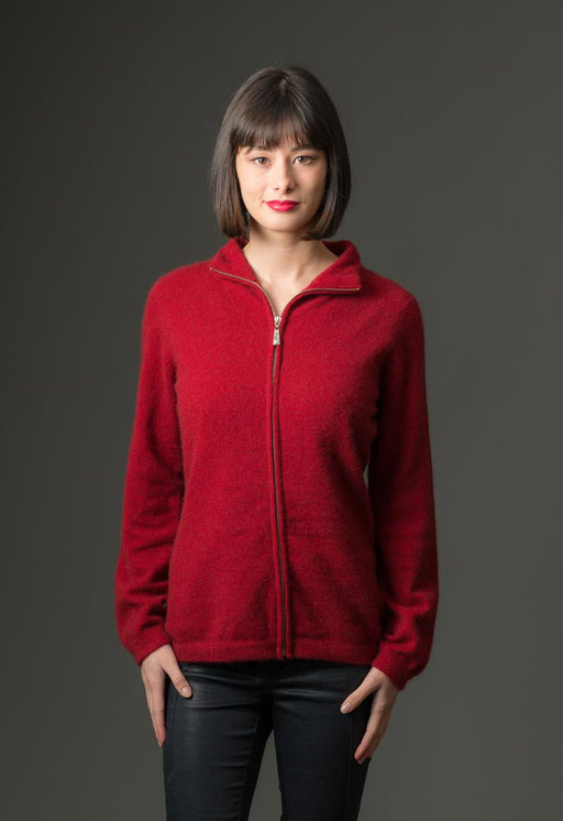 Berry Women's Plain Zip Jacket - NB485