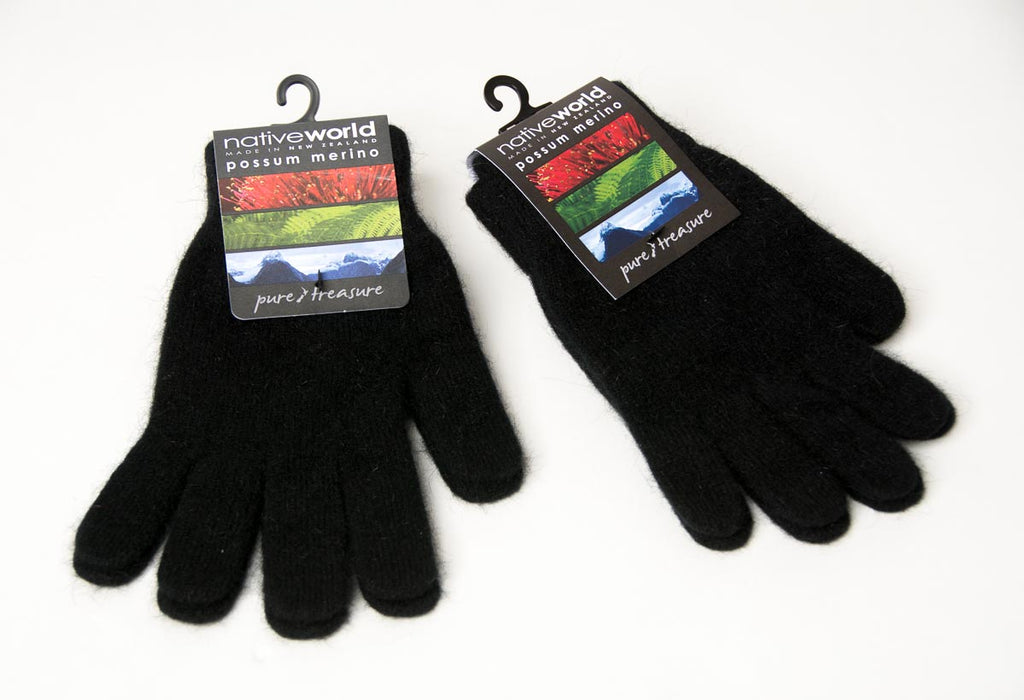 Possum Merino Gloves - Native World Gloves Possum Merino Wool - NX100