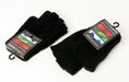 Possum Merino Gloves - Black wool fingerless gloves Native World