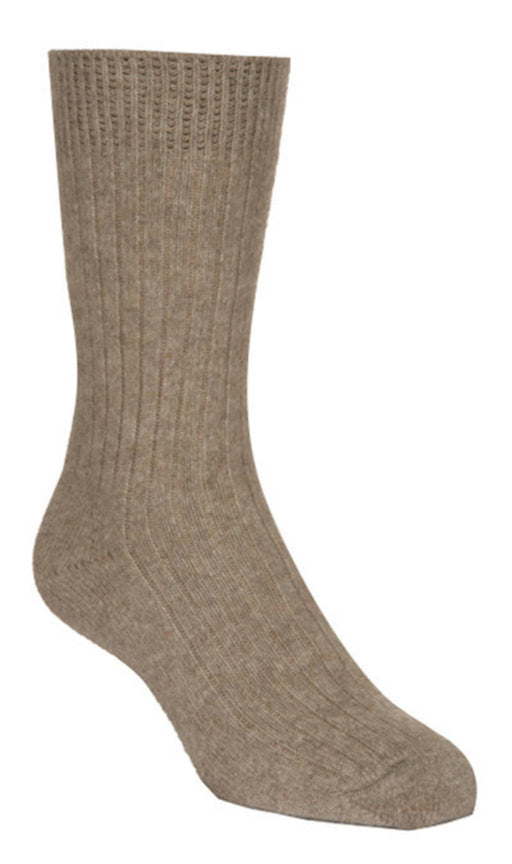 Native World Flax Unisex Plain Ribbed Socks - NX218