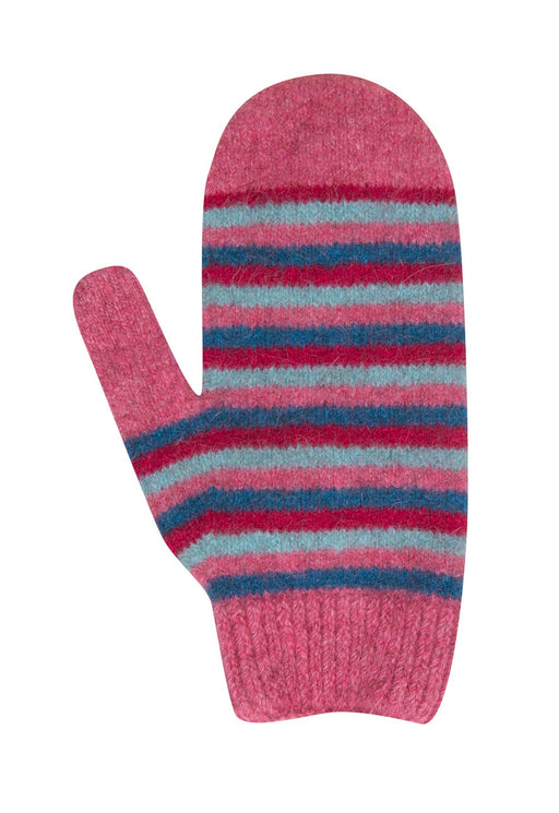 Possum & Merino Wool Raspberry Pink Kids Mittens - NX708