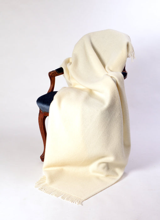 Wool blanket Australia vanilla warm off-white Nevis 