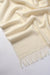 Nevis pure wool blanket vanilla warm off-white