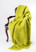 Mohair Throw NZ Pesto Green 