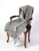 Mohair Throw NZ Pewter Grey