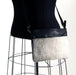 Light Grey Cross-Body Cowhide Handbag