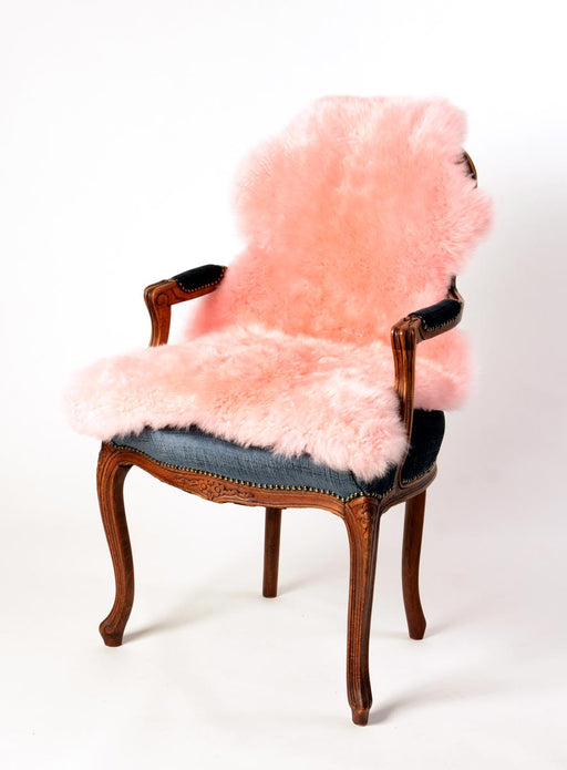 Sheepskin Rug Candy Floss Pink Dyed Single