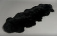 Dyed Black Double Sheepskin Rug