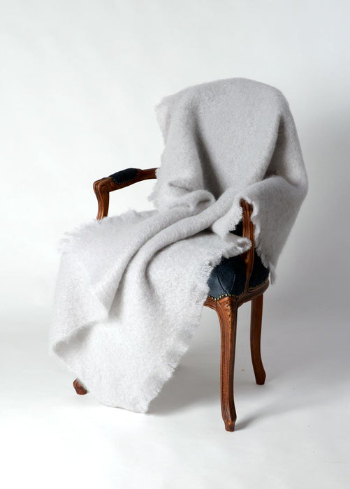 Mohair Chair Throw Australia Silver Light Grey
