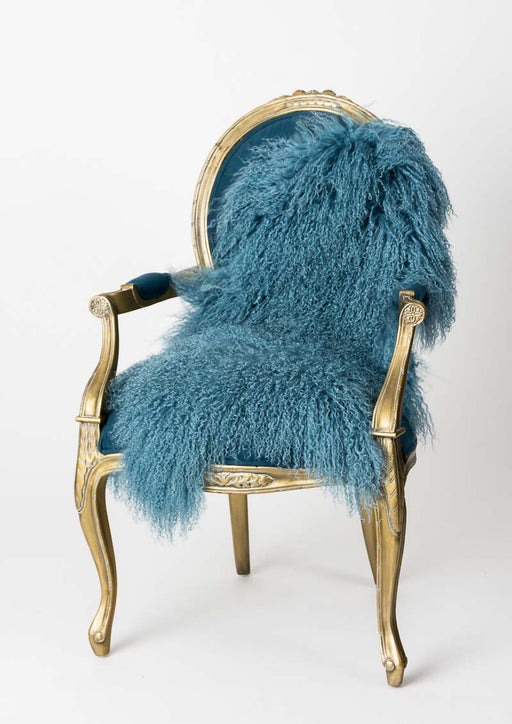 Duck Egg Blue Tibetan Lamb Skin