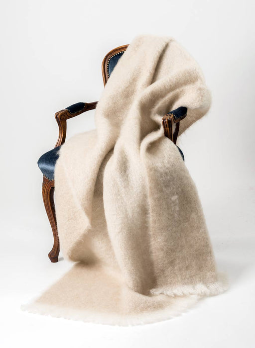 Mohair Chair Throw  Australia Toi Toi Beige 