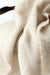 Toi Toi Beige Mohair Chair Throw