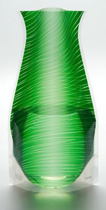 Plastic Expandable Flower Vase - Transisto Green