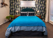 Mohair Blanket NZ Turquoise Blue 