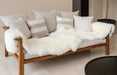 Ivory Wool Sheepskin Rug Australia - Double Rug