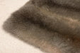 Warm grey possum fur cushions