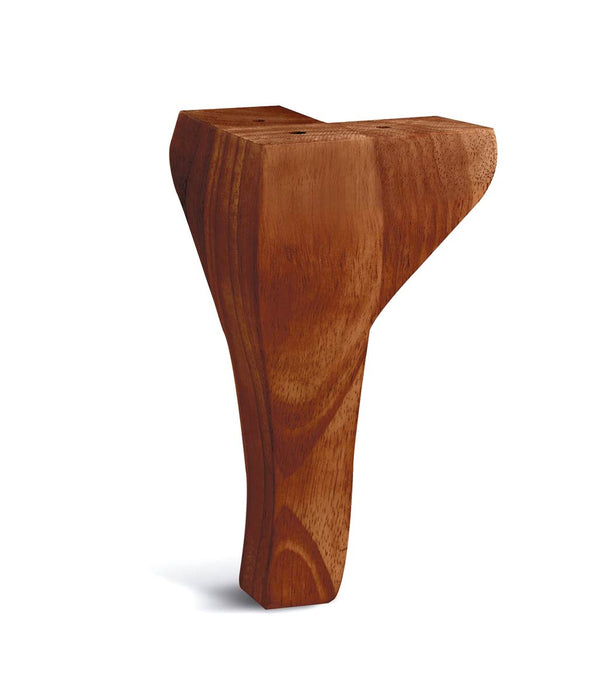 Watson mahogany wood furniture leg curved