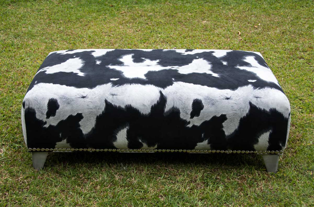 Fabric upholstered ottoman furniture