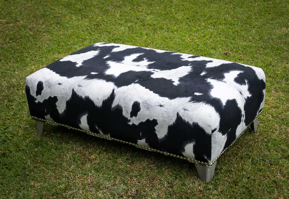Fabric upholstered ottoman furniture