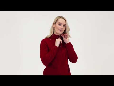 Berry Women's Plain Zip Jacket video - NB485