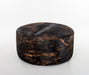 Cowhide Ottoman Round Deep Dark Exotic 80x80x38cm