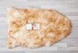 Large Sheepskin Wool Pet Bed - Natural Shape 50x80cm